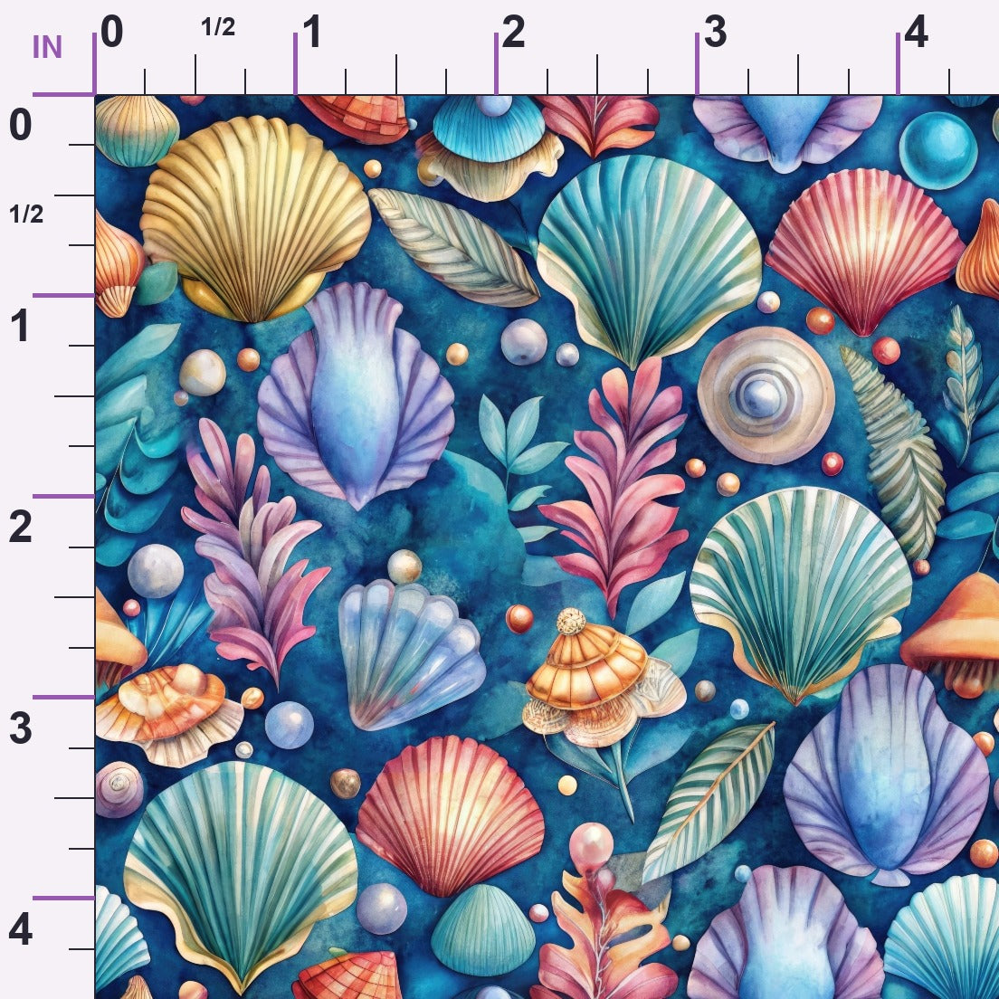 Tidal Treasures Pattern 5 Minky Fabric