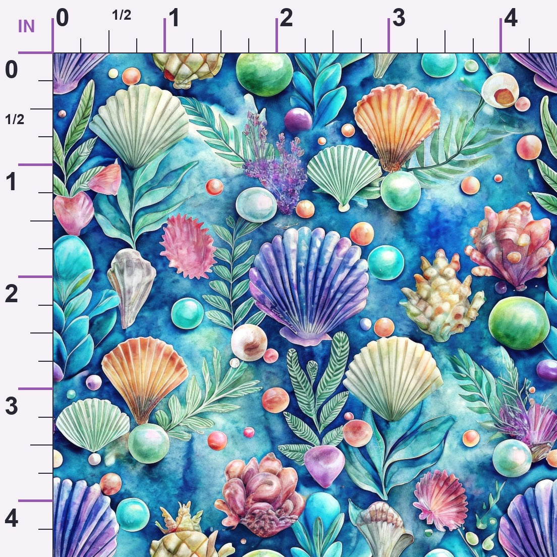 Tidal Treasures Pattern 6 Minky Fabric