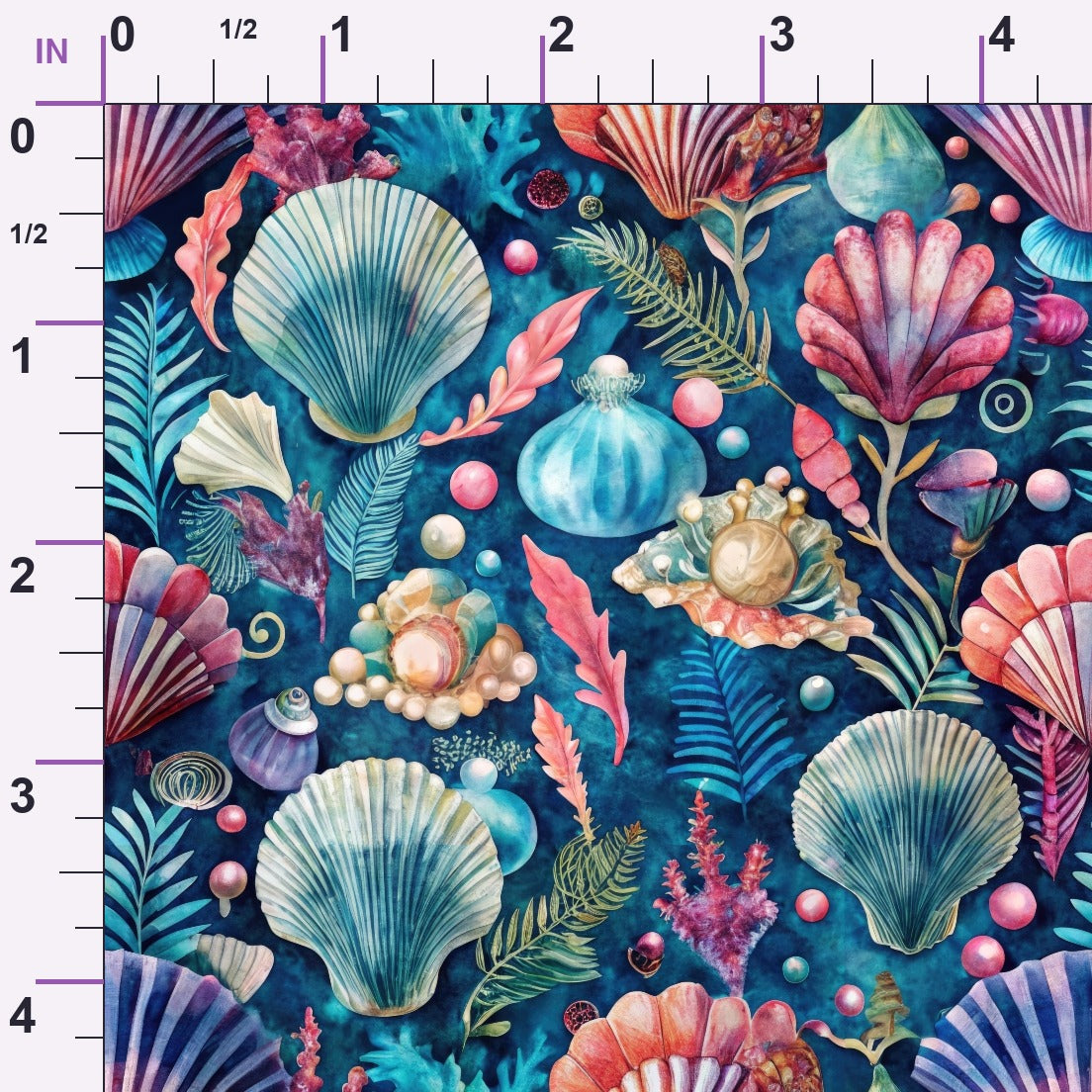 Tidal Treasures Pattern 7 Minky Fabric