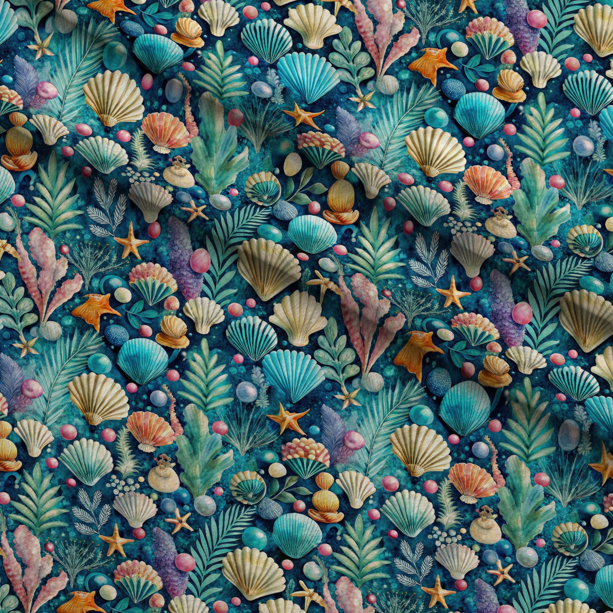 Tidal Treasures Pattern 8 Minky Fabric