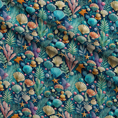Tidal Treasures Pattern 8 Minky Fabric