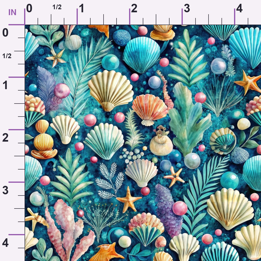 Tidal Treasures Pattern 8 Minky Fabric
