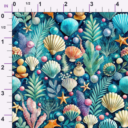 Tidal Treasures Pattern 8 Minky Fabric