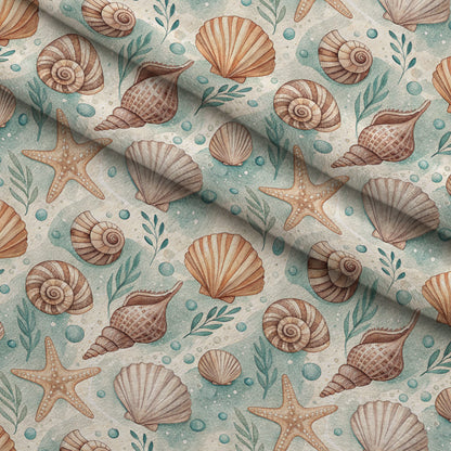 Tidepool Treasures Pattern 1 Minky Fabric