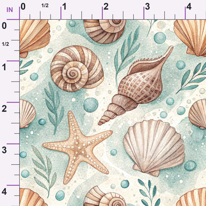 Tidepool Treasures Pattern 1 Minky Fabric