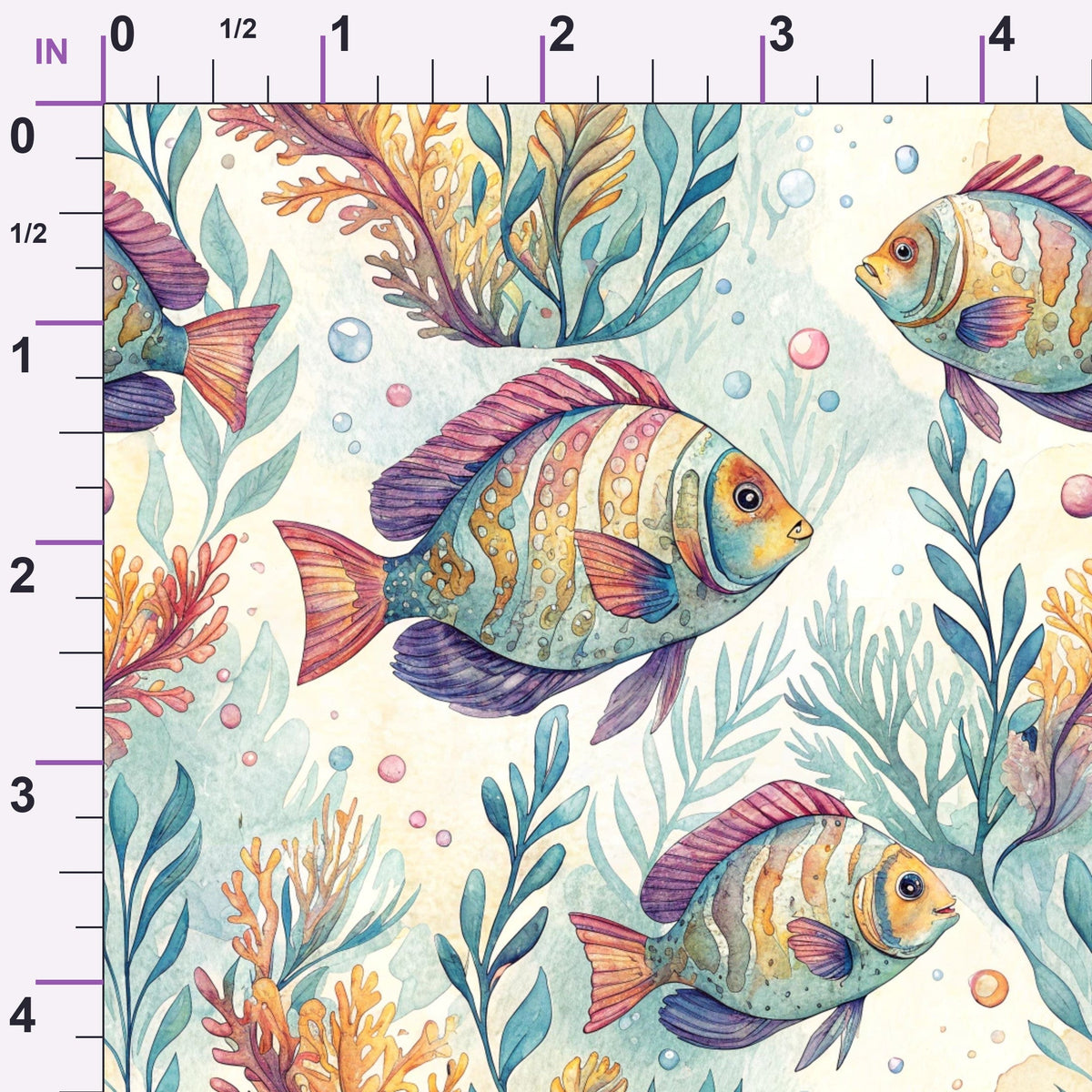 Tidepool Treasures Pattern 2 Minky Fabric