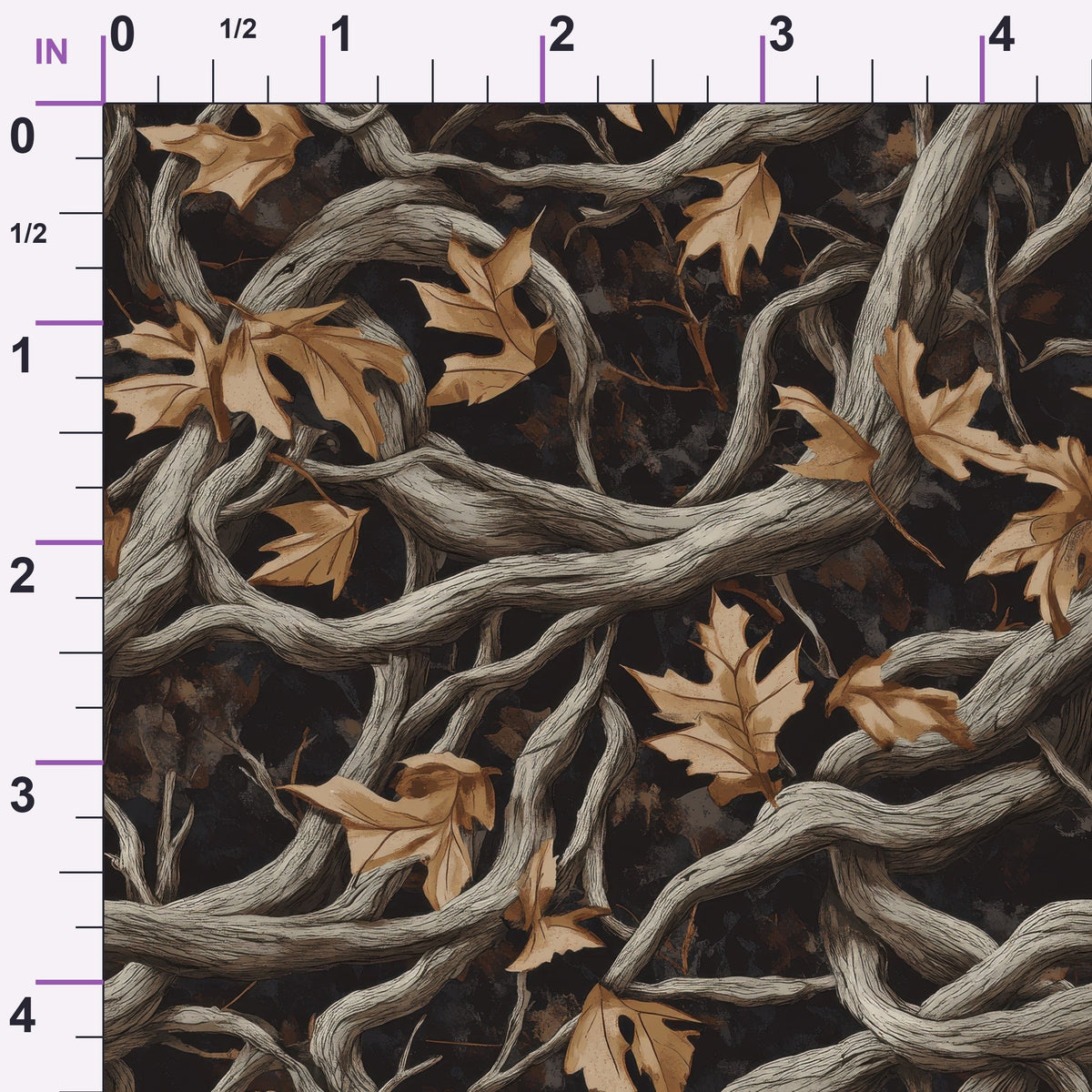 Timber Tangle Pattern 23 Minky Fabric