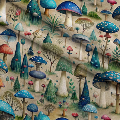 Toadstool Grove Pattern 1 Minky Fabric