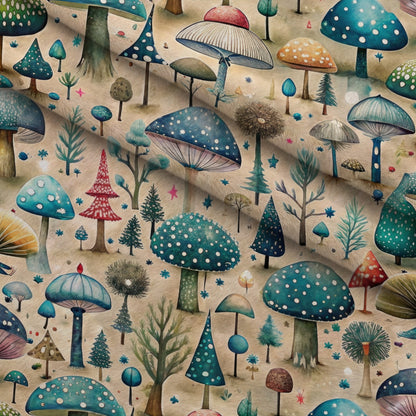 Toadstool Grove Pattern 10 Minky Fabric