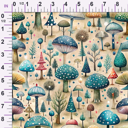 Toadstool Grove Pattern 10 Minky Fabric