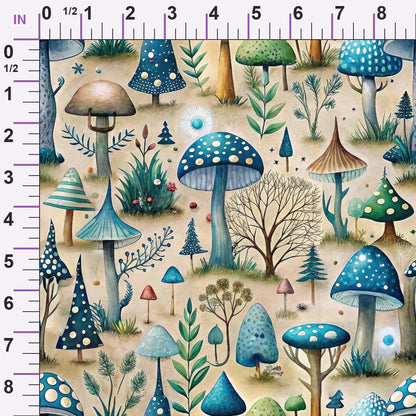 Toadstool Grove Pattern 11 Minky Fabric