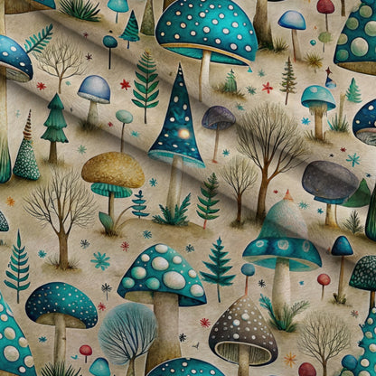 Toadstool Grove Pattern 6 Minky Fabric