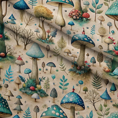 Toadstool Grove Pattern 7 Minky Fabric
