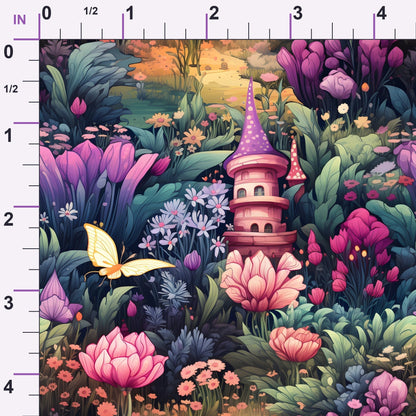 Toadstool Hollow Pattern 1 Minky Fabric