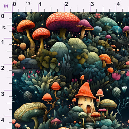 Toadstool Hollow Pattern 6 Minky Fabric