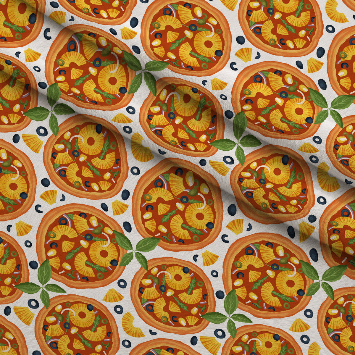 Trattoria Toppings Pattern 9 Minky Fabric