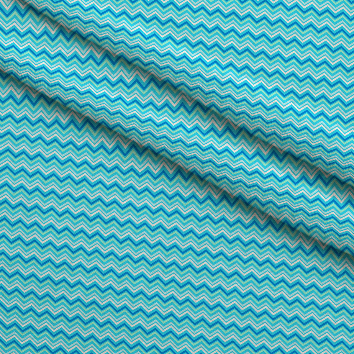 Tropical Shoreline Pattern 1 Minky Fabric