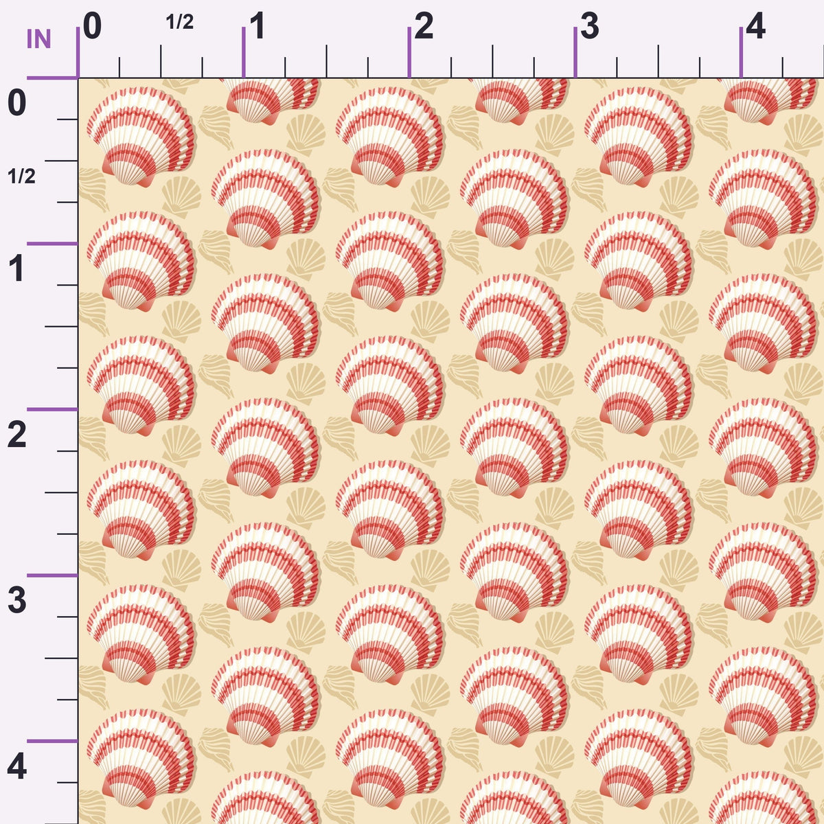 Tropical Shoreline Pattern 2 Minky Fabric