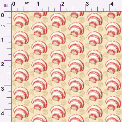 Tropical Shoreline Pattern 2 Minky Fabric