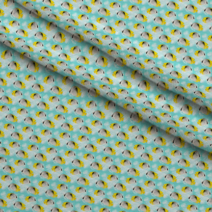 Tropical Shoreline Pattern 5 Minky Fabric