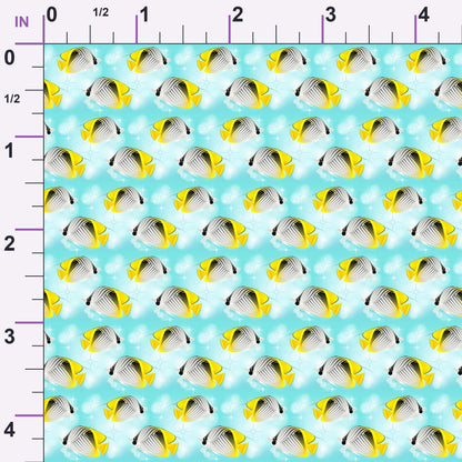 Tropical Shoreline Pattern 5 Minky Fabric