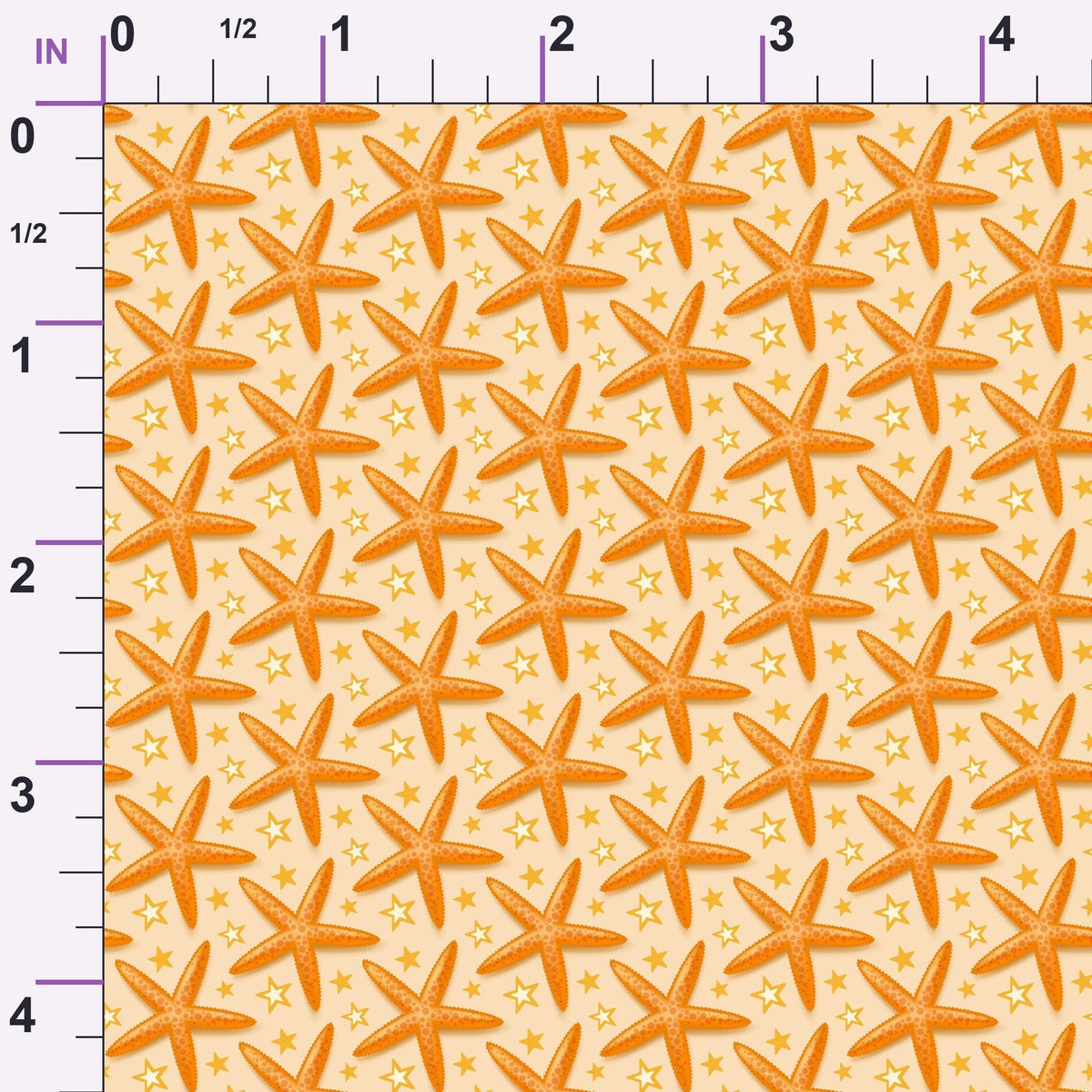 Tropical Shoreline Pattern 6 Minky Fabric