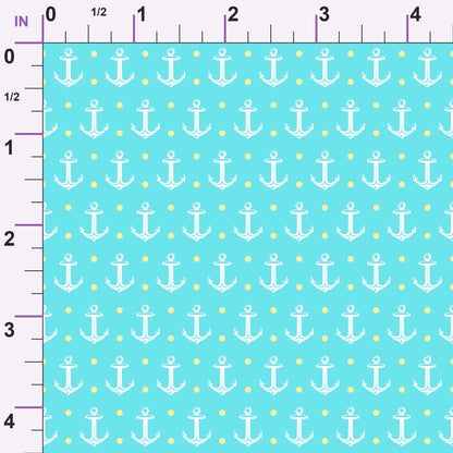 Tropical Shoreline Pattern 7 Minky Fabric