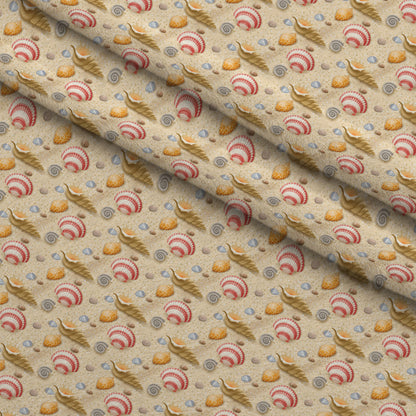 Tropical Shoreline Pattern 8 Minky Fabric