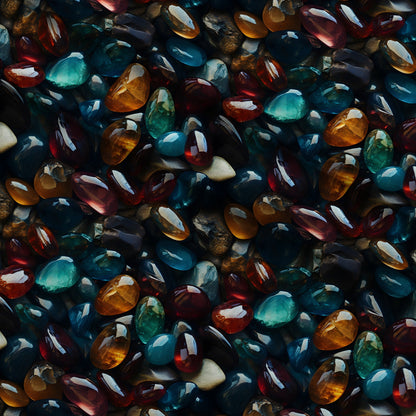 Tumbled Treasures Pattern 2 Minky Fabric