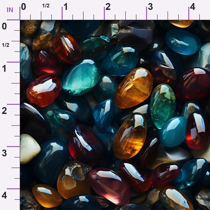 Tumbled Treasures Pattern 2 Minky Fabric