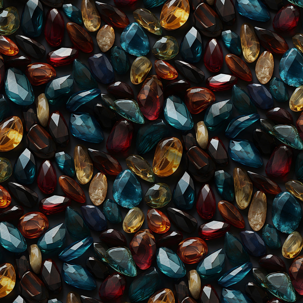 Tumbled Treasures Pattern 3 Minky Fabric