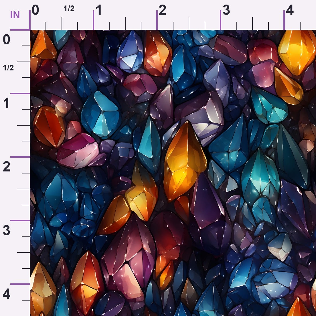Tumbled Treasures Pattern 6 Minky Fabric
