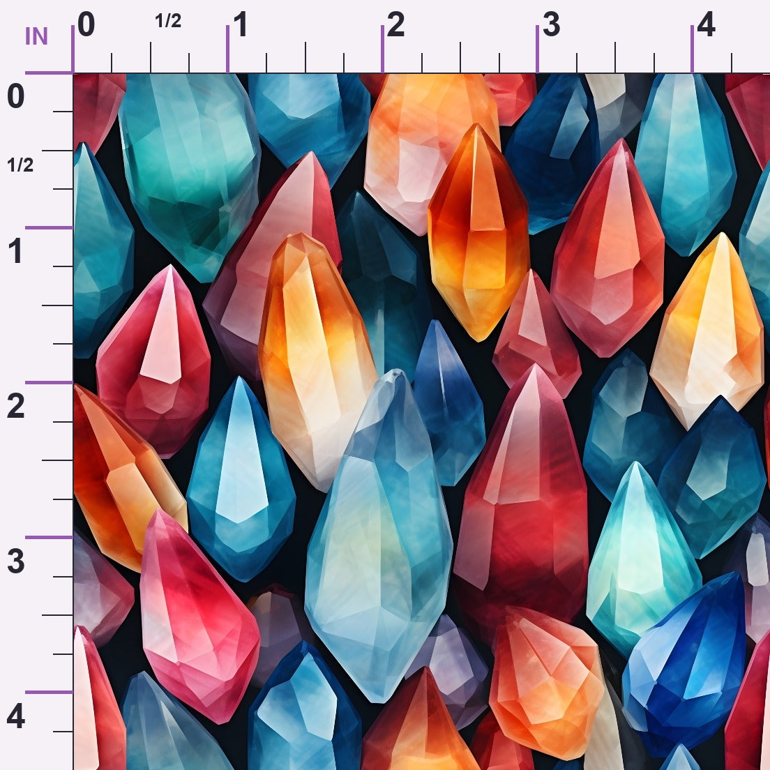 Tumbled Treasures Pattern 7 Minky Fabric