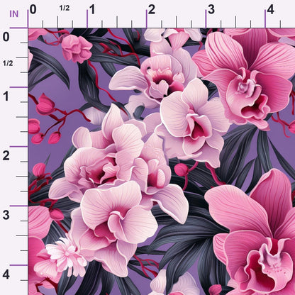 Twilight Blooms Pattern 10 Minky Fabric