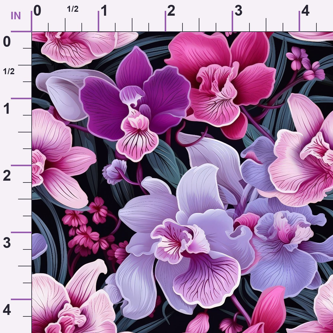 Twilight Blooms Pattern 12 Minky Fabric