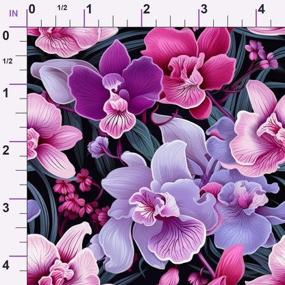 Twilight Blooms Pattern 12 Minky Fabric