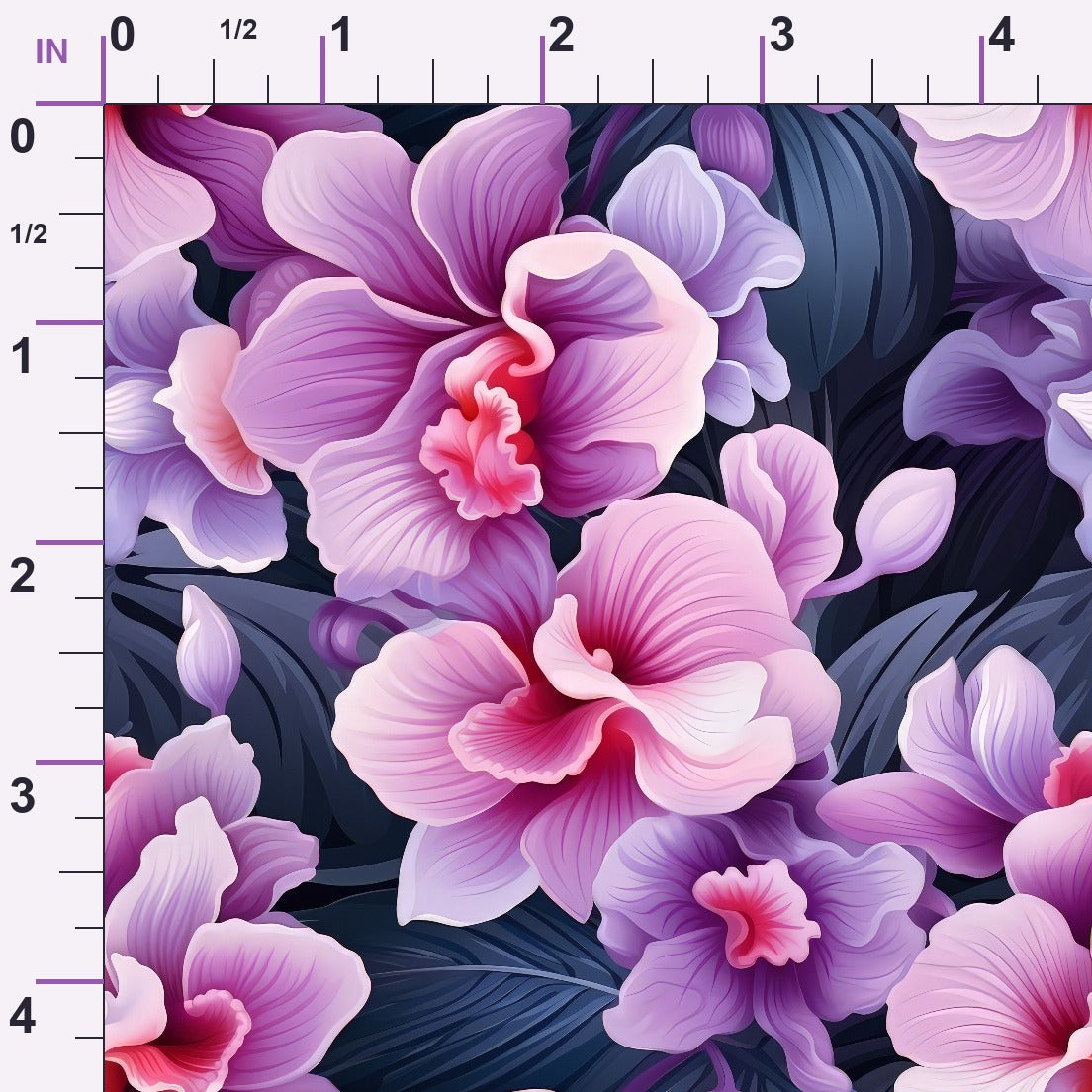 Twilight Blooms Pattern 3 Minky Fabric