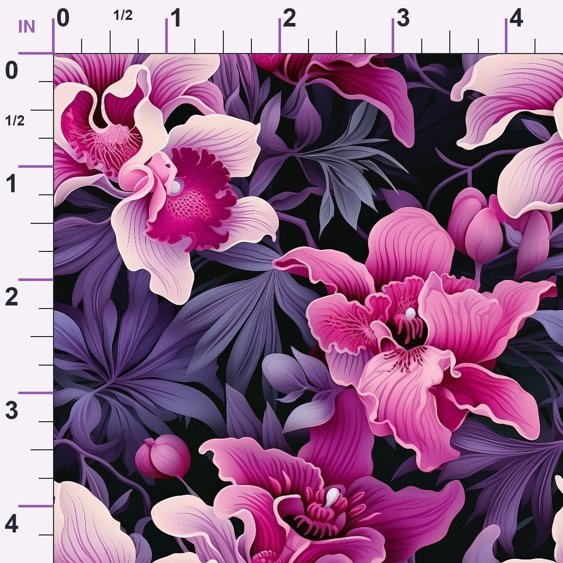 Twilight Blooms Pattern 5 Minky Fabric