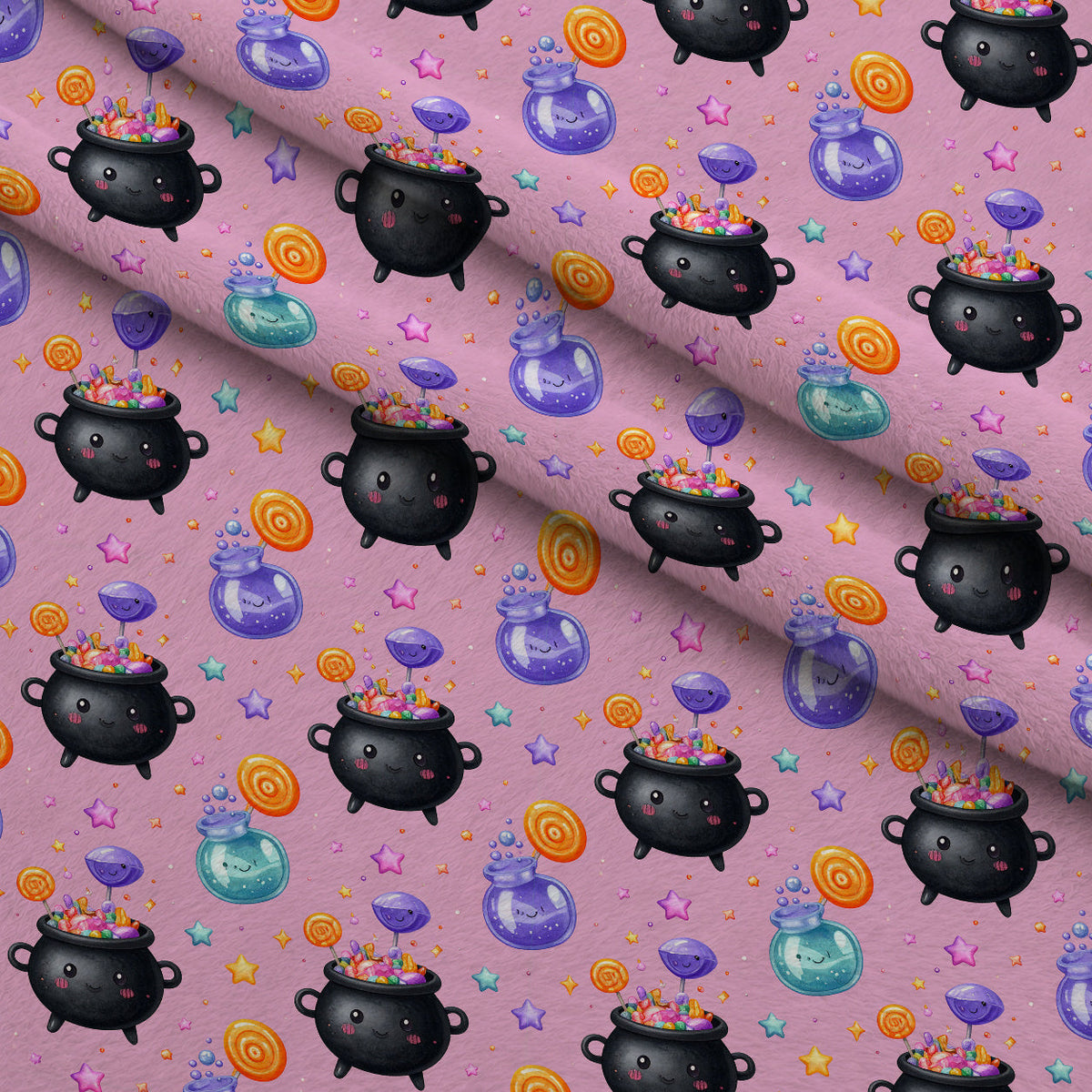 Twilight Enchanted Halloween Pattern 1 Minky Fabric