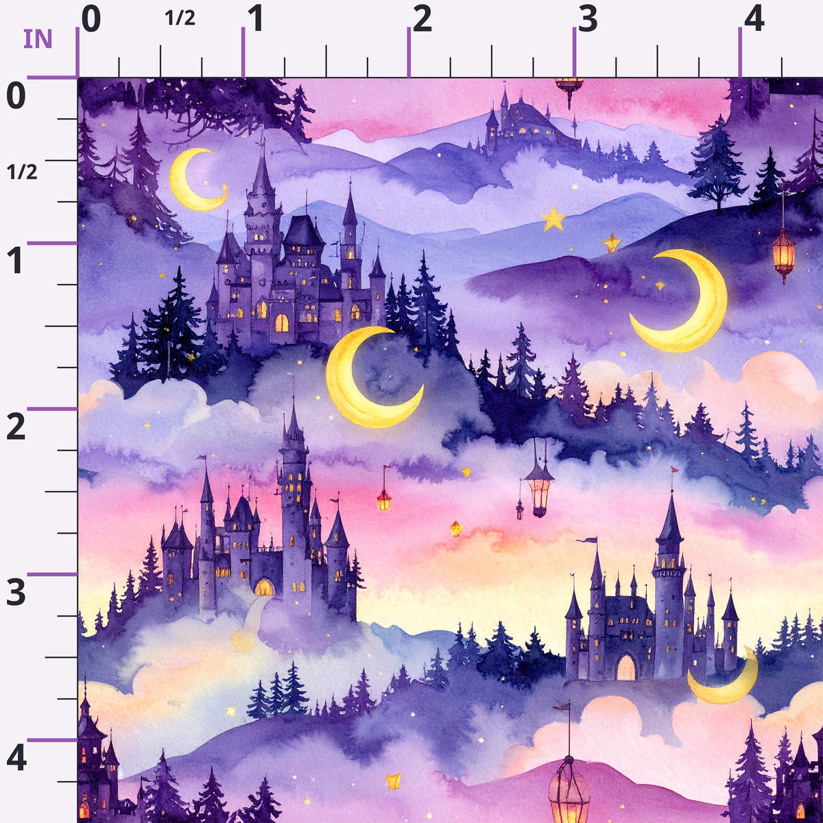 Twilight Enchanted Halloween Pattern 14 Minky Fabric
