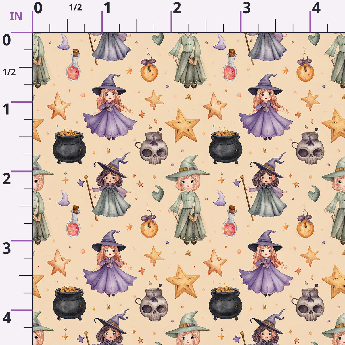 Twilight Enchanted Halloween Pattern 24 Minky Fabric