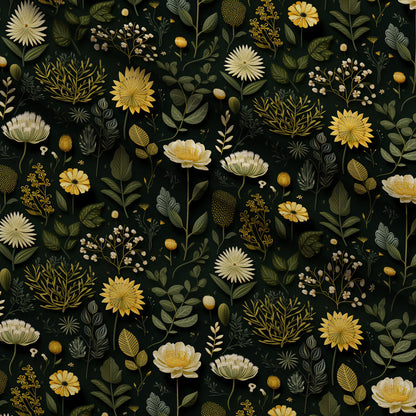 Twilight Flora Pattern 1 Minky Fabric