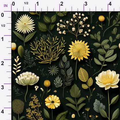 Twilight Flora Pattern 1 Minky Fabric