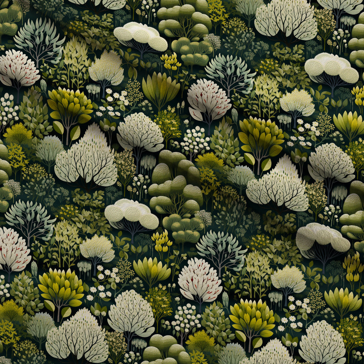 Twilight Flora Pattern 10 Minky Fabric