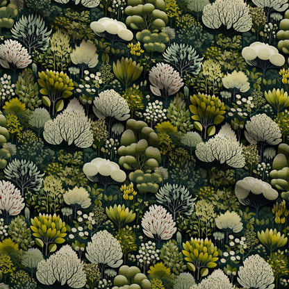 Twilight Flora Pattern 10 Minky Fabric