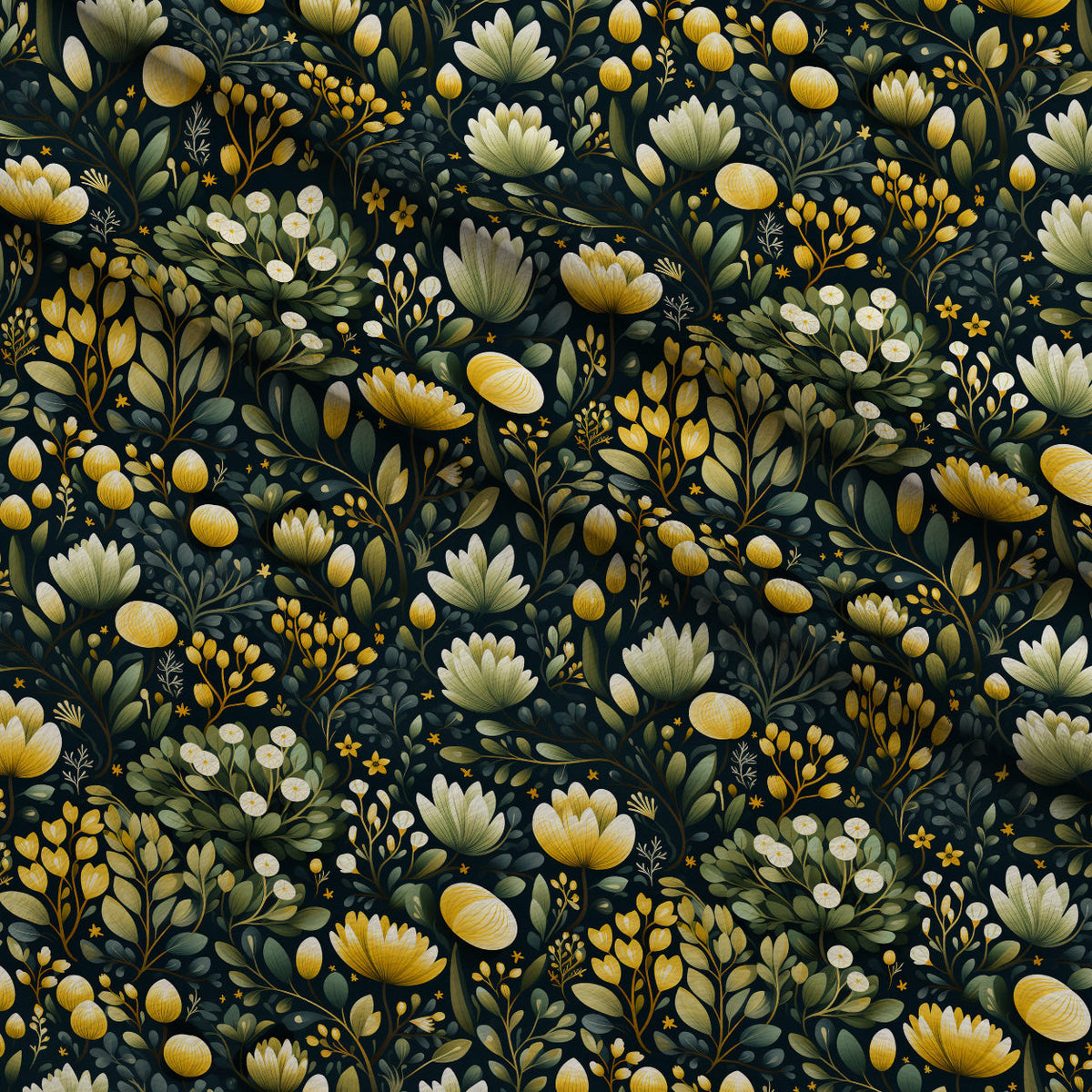 Twilight Flora Pattern 11 Minky Fabric
