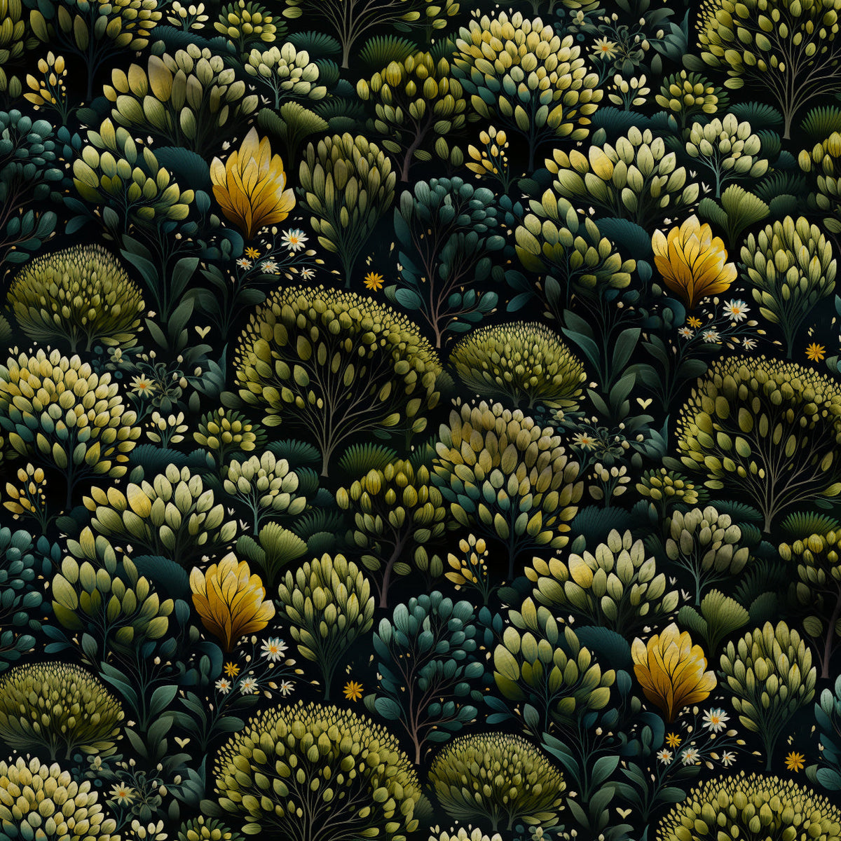 Twilight Flora Pattern 13 Minky Fabric