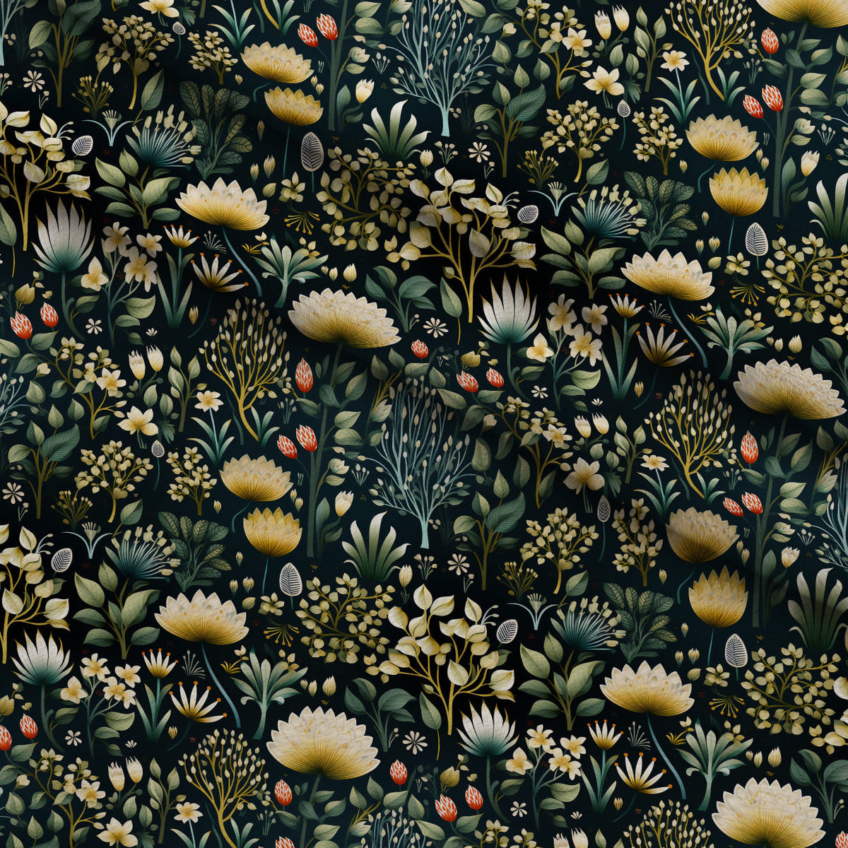 Twilight Flora Pattern 14 Minky Fabric