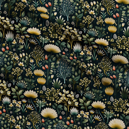Twilight Flora Pattern 14 Minky Fabric