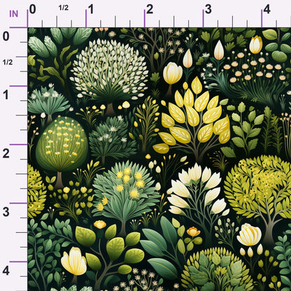 Twilight Flora Pattern 2 Minky Fabric